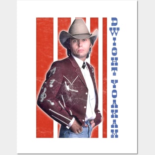 Dwight Yoakam / 80s Styled Retro Design Posters and Art